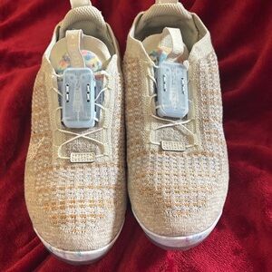 Nike Kids Tan and Orange Sneakers